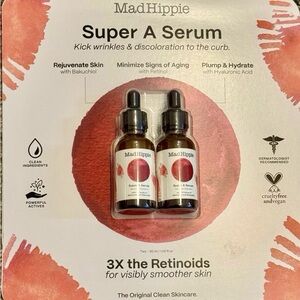 Mad Hippie Vitamin A Super A Serum 2 Pack 1.02 oz Each NEW SEALED Anti-Aging